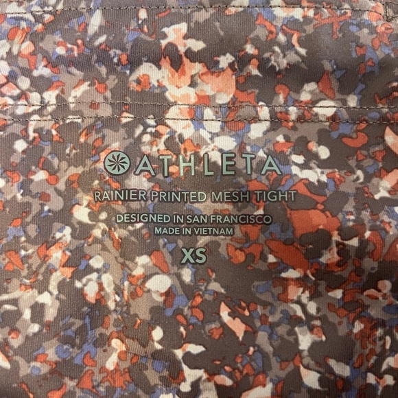 Athleta leggings, XS, crop & ankle length, patterned & solid, two for one price - Picture 4 of 15